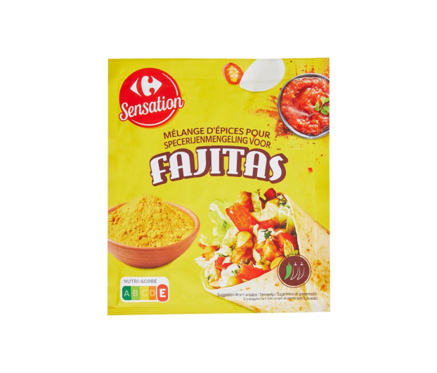 Carrefour Sensation ფაჰიტასის სანელებლის ნარევი, 30 გ