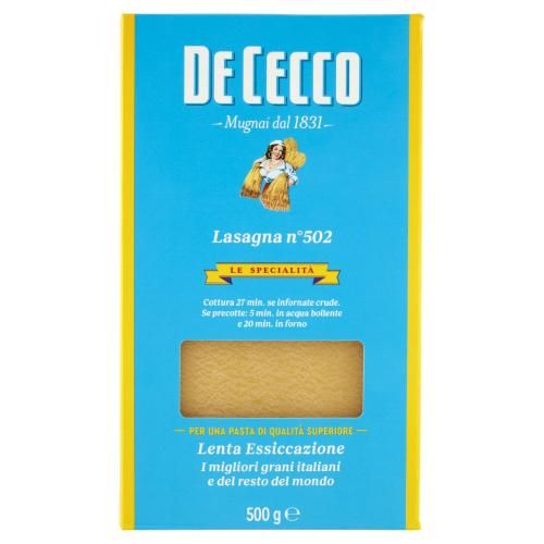 De Cecco-ლაზანიის ფირფიტები 500გრ