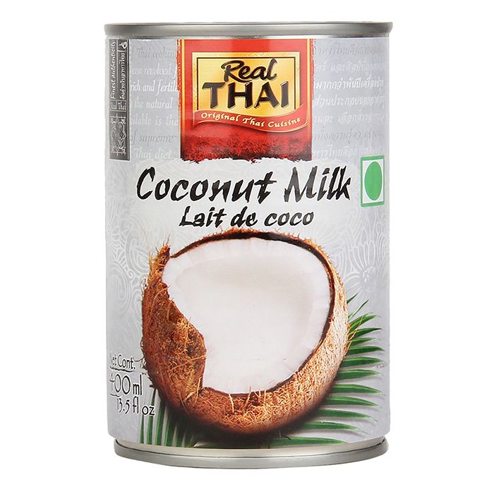 Real THAI- ქოქოსის რძე LITE 400მლ x24