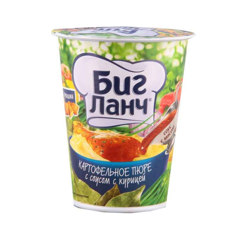 Big Lunch კარტოფილის პიურე ქათმის სოუსით 50გ