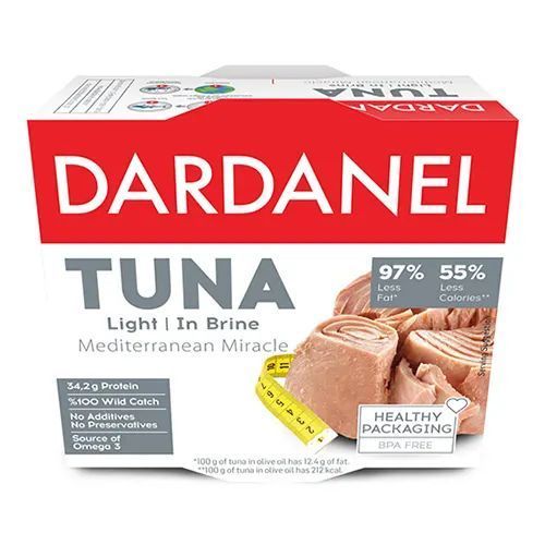 Dardanel- თევზის კონსერვი თინუსი საკუთარ წვენში 140გ