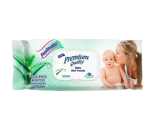 FRESHMAKER სველი სველი ხელსახოცი ბავშვის-72ც