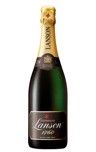 Champagne Black label brut Lanson 75ც