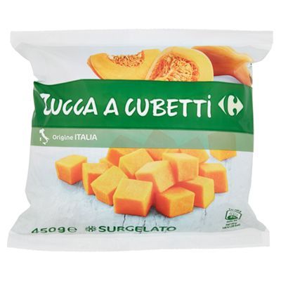 Carrefour გაყინული კუბებად დაჭრილი გოგრა, 450 გრ