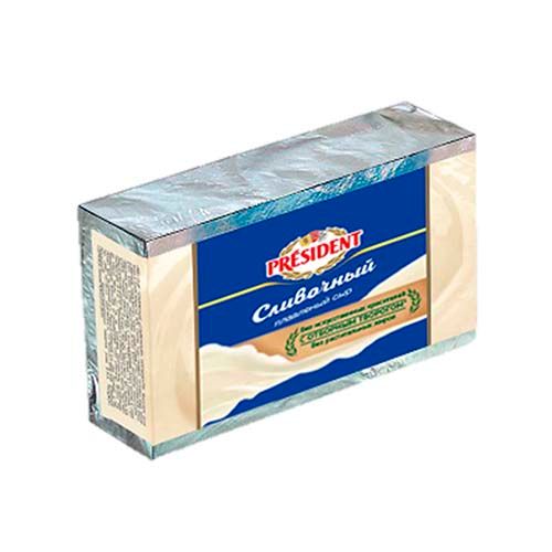 პრეზიდენტი მდნარი ყველი ნაღების 45% 50 გ.
