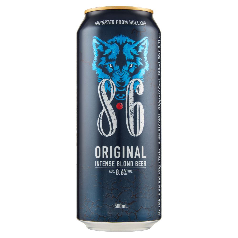 ლუდი 8.6 Original 500მლ