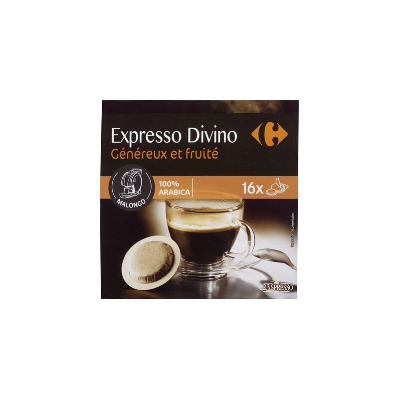 Carrefour Expresso Divino ყავის პოდები, 16 ცალი