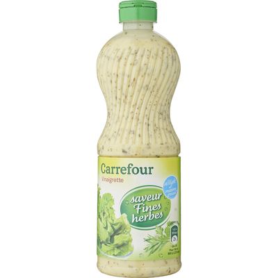 Carrefour მსუბუქი ვინეგრეტის სოუსი მწვანილით, კლასიკური 500 მლ
