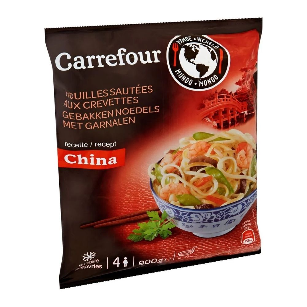Carrefour ატრია შეწვილი კრევეტებით, 900 გ