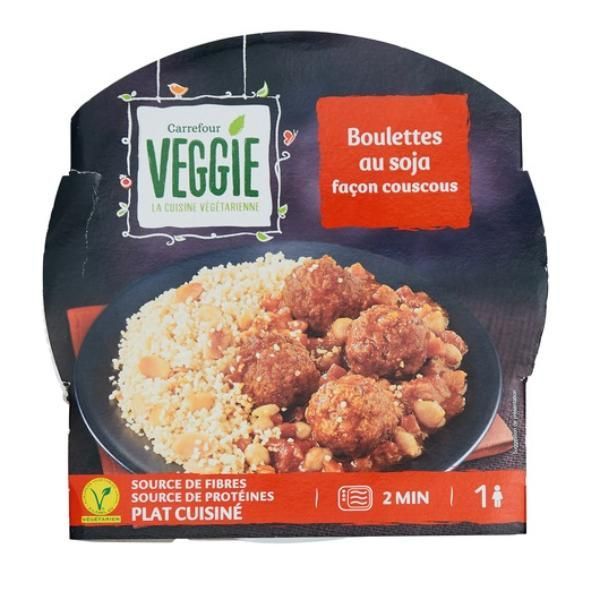 Carrefour ვეგეტარიანული Yastie meatballta Soevi Kus Kus 300გრ
