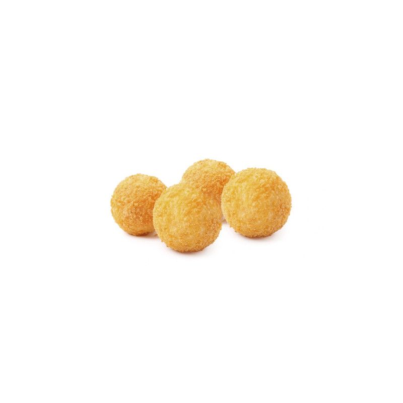 CHICKEN BALLS WITH CHEDDAR SAUCE