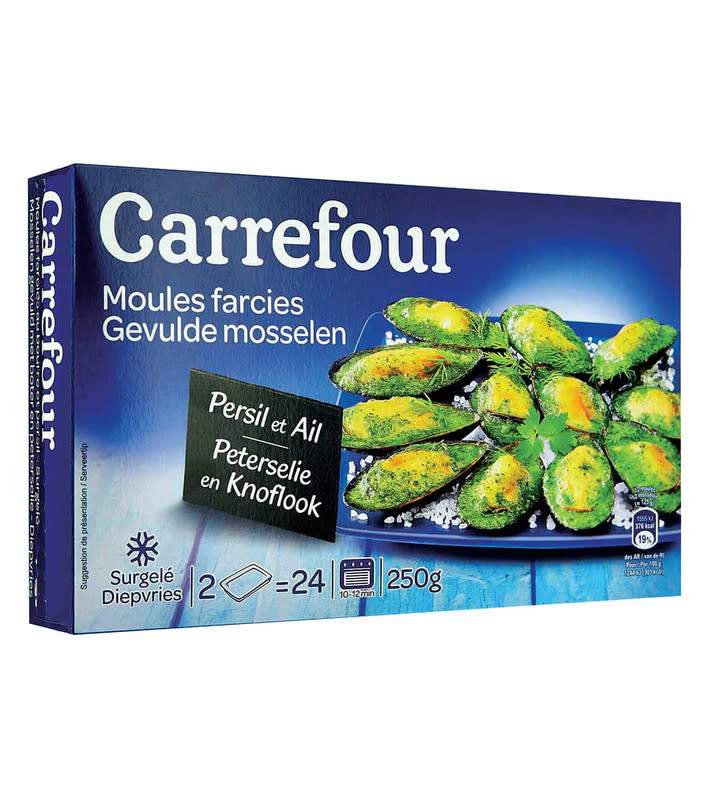 Carrefour გაყინული ფარშიანი მიდიები, 250 გ