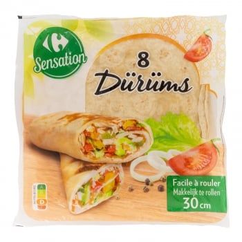 Carrefour ტორტილა დურუმ სენსეიშენ 8 ც.