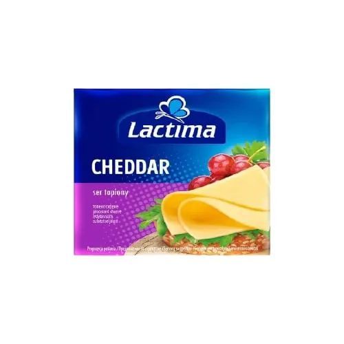 მდნარი ყველი /Lactima/ ფენა ჩედარი 012623 /10*130 გრ