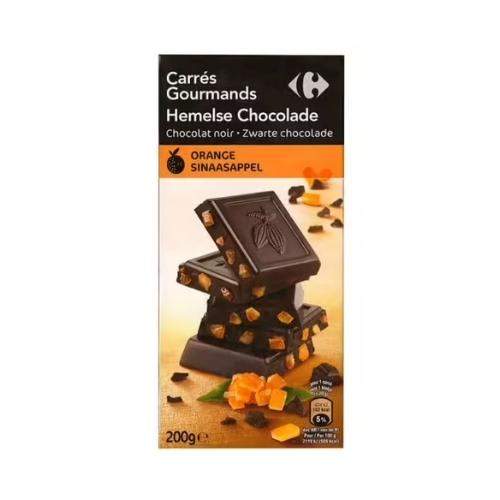 Carrés Gourmands ფორთოხლის შოკოლადის ტაბლეტი, 200გ