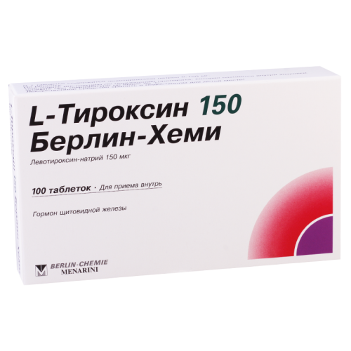 ლ-თიროქსინი ბერლინ-ჰემი ტაბლეტი 150მკგ #100