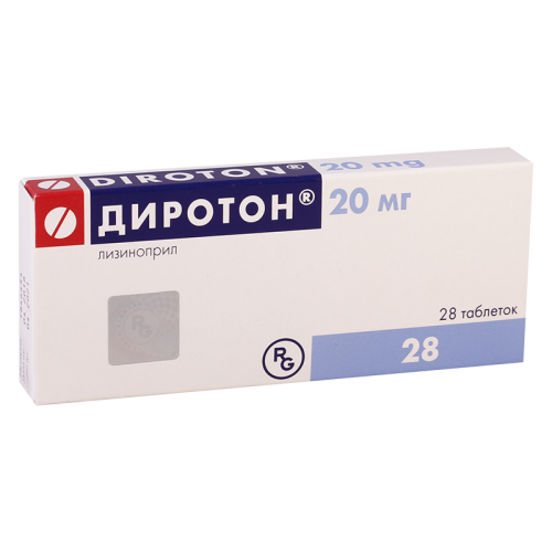 დიროტონი ტაბლეტი 20მგ #28
