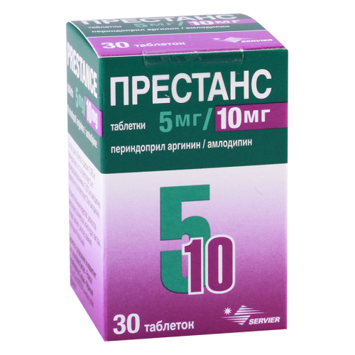 პრესტანსი ტაბლეტი 5მგ+10მგ #30