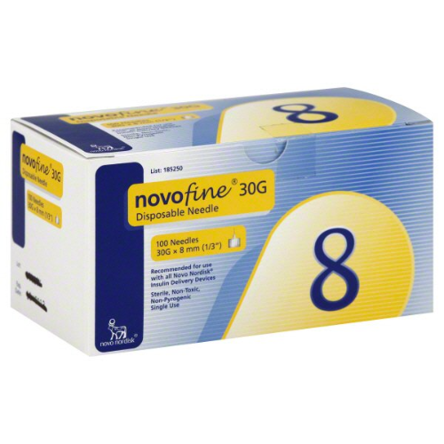 ინსულინის კალმის წვერი ნოვოფაინი 30G 8მმ #1