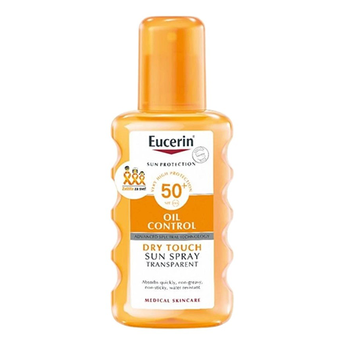 ეუცერინი - SUN Oil Control ტანის მზისგან დამცავი SPF 50 სპრეი 200მლ