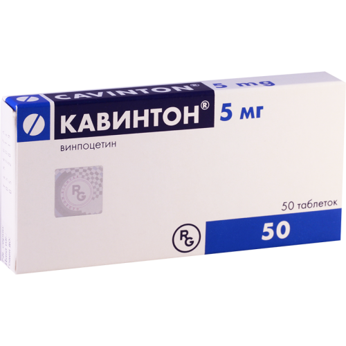 კავინტონი ტაბლეტი 5მგ #50