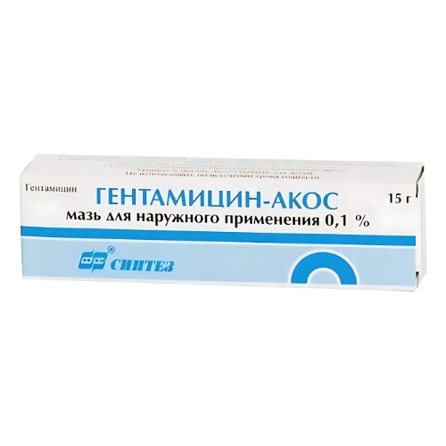 გენტამიცინი-Acos მალამო 0.1% 15გრ ტუბი #1