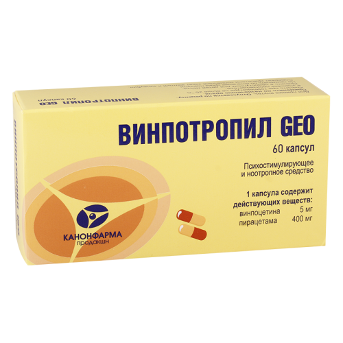 ვინპოტროპილი GEO კაფსულა 5მგ+400მგ #60