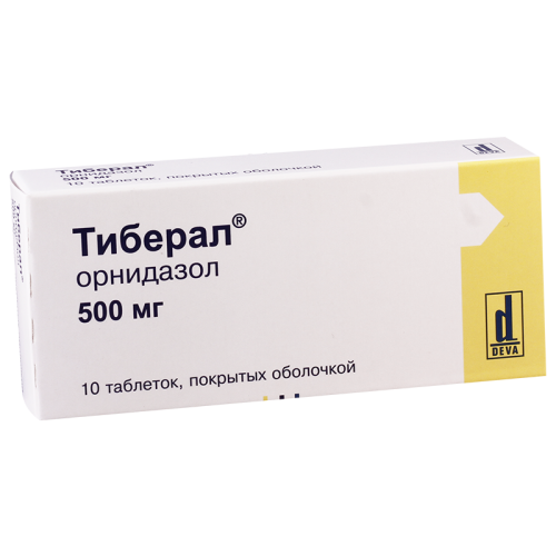ტიბერალი ტაბლეტი 500მგ #10