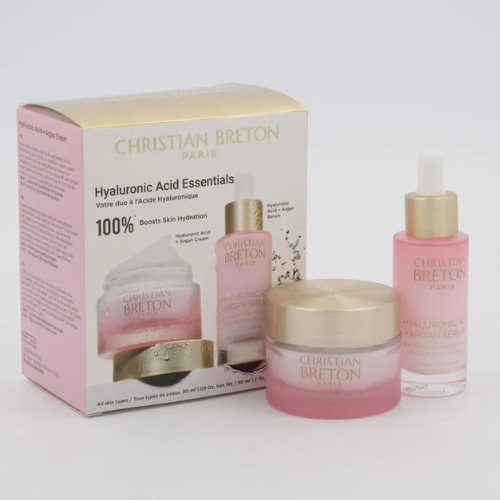 კრისტიან ბრეტონ - სასაჩუქრე ნაკრები HYALURONIC ESSENTIALS სახის შრატი 30მლ + სახის კრემი