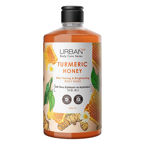 ურბან ქეა - შხაპის გელი Turmeric Honey ტონის გათანაბრება 500მლ