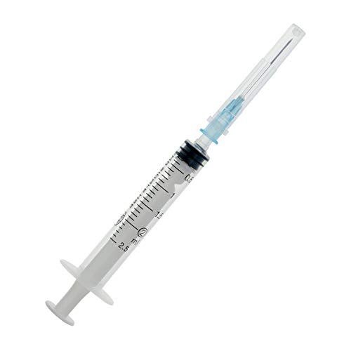 შპრიცი 3 მლ დგუშით 23G (0.6X25მმ) /Luer Lock/ #1