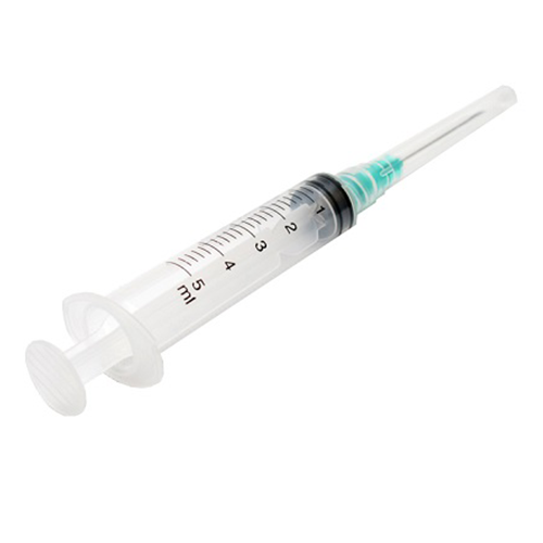 შპრიცი 5 მლ დგუშით 21G (0.8X38მმ) /Luer slyp/ #1