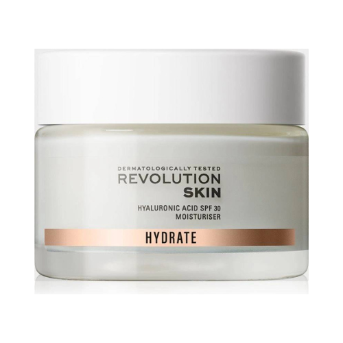 რევოლუშენი - Skincare Hyaluronic Acid სახის კრემი დამატენიანებელი SPF 30 50მლ