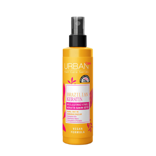 ურბან ქეა - რძე-სპრეი Brazilian keratin აღმდგენი დაზიანებული. მშრალი თმის 200მლ