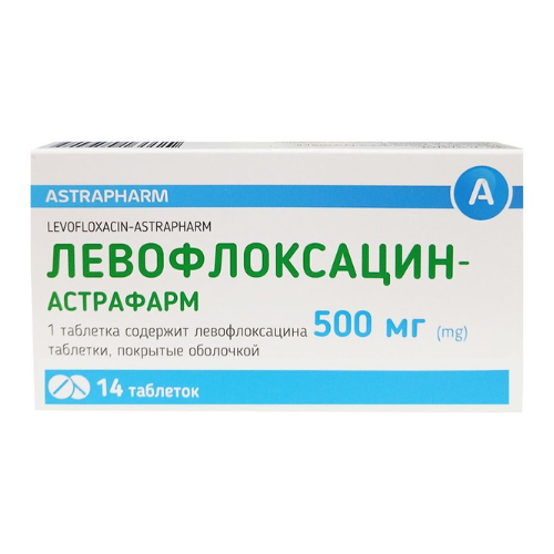 ლევოფლოქსაცინი-ასტრაფარმი ტაბლეტი 500მგ #14