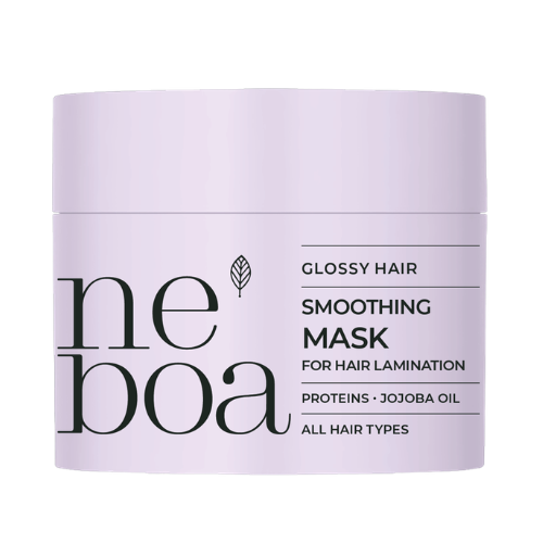 ნებოა - ნიღაბი Glossy Hair დამაგლუვებელი და ბზინვარების ყველა ტიპის თმის 300მლ