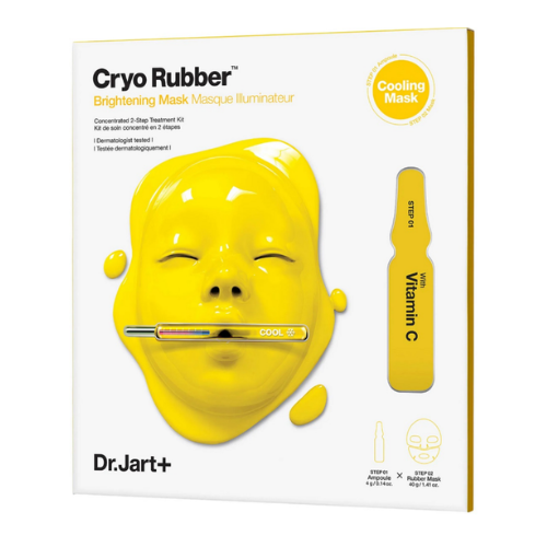 დოქტორ ჯარტი - Cryo Rubber სახის ნიღაბი პატჩი+ამპულა გამაღიავებელი ვიტ C 4გრ+40გრ