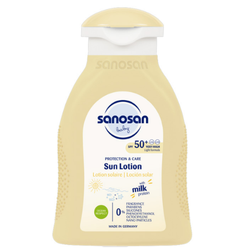სანოსანი - საბავშვო კრემი მზისგან დამცავი SPF50+ 100მლ