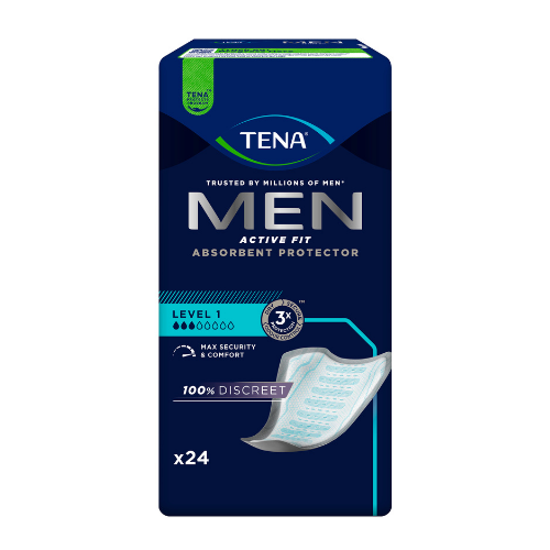 ტენა- მამაკაცის უროლოგიური საფენი tena Men #24
