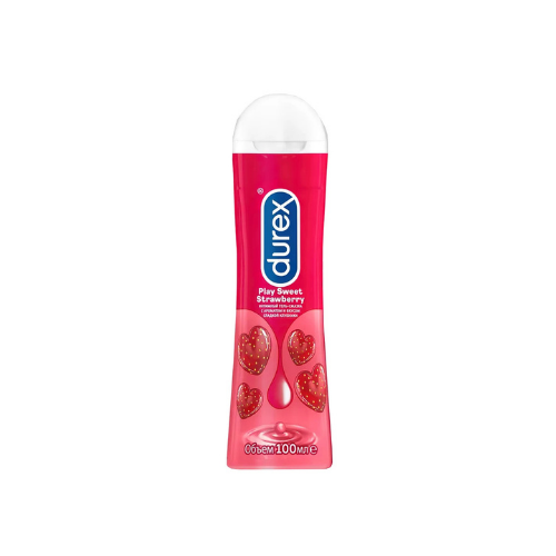 დურექსი - ლუბრიკანტი გელი Sweet Strawberry 100მლ