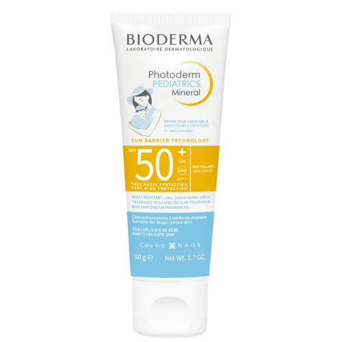 ბიოდერმა - PHOTODERM საბავშვო კრემი მზისგან დამცავი SPF50+ /0თვ+/ 50გრ