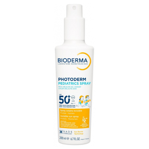 ბიოდერმა - PHOTODERM საბავშვო სპრეი მზისგან დამცავი SPF50+ /12თვ+/ 200მლ