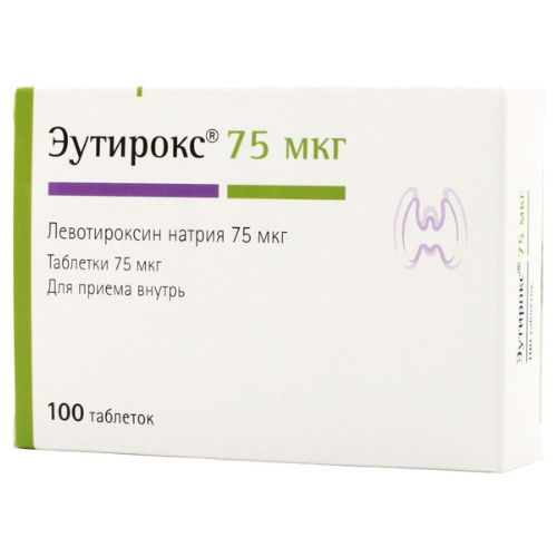 ეუთიროქსი ტაბლეტი 75მკგ #100