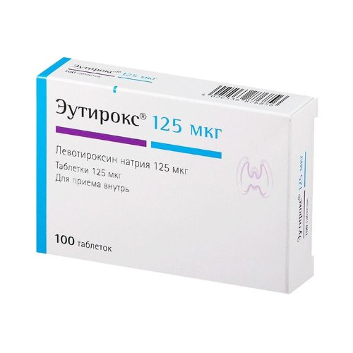 ეუთიროქსი ტაბლეტი 125მკგ #100