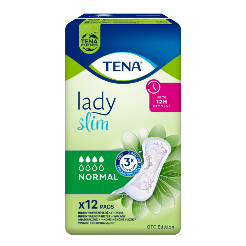 ტენა- ქალის უროლოგიური საფენი tena lady ნორმალი #12