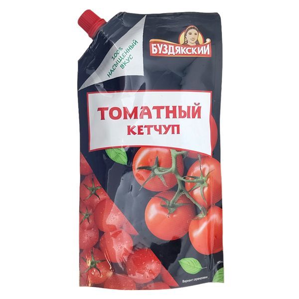 კეტჩუპი ტომატი 350გრ ბუზდიაკსკი