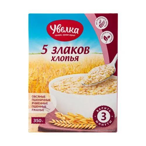 შვრიის ფანტელი დაფას 5 მარცვალი 350გრ უველკა