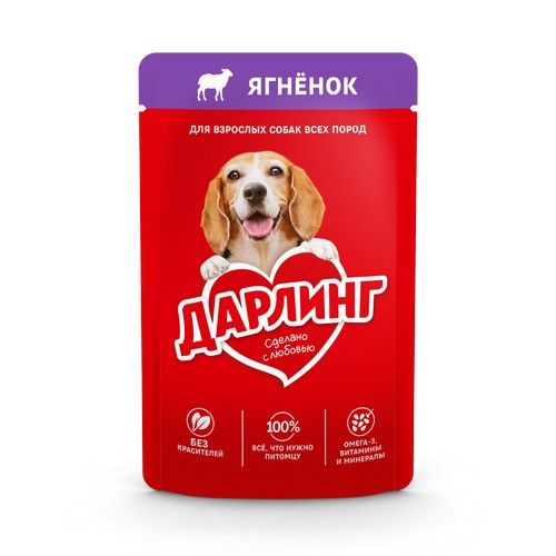 ძაღლ საკვ ჟელე ბატკან 75გრ დარლინგი