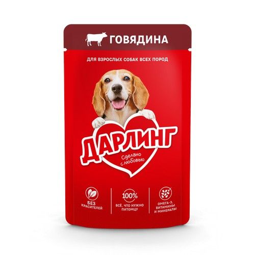 ძაღლ საკვ ჟელე საქონელი 75გრ დარლინგი