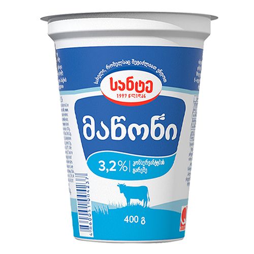 მაწონი 3.2% 400გრ სანტე